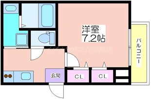 フジパレスあびこＷＥＳＴの物件間取画像